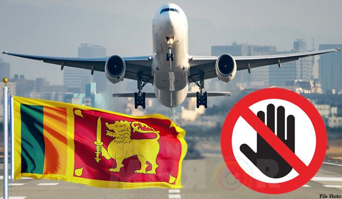 sri lanka travel ban countries