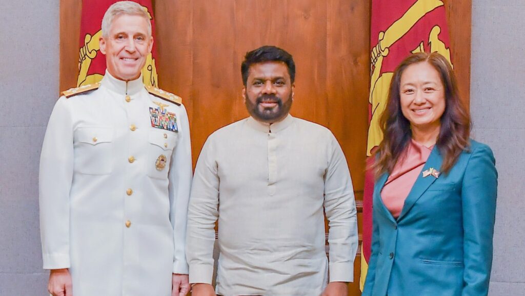 US Pacific fleet Commander meets Sri Lanka president - ரெலோ - தமிழ் ஈழ ...